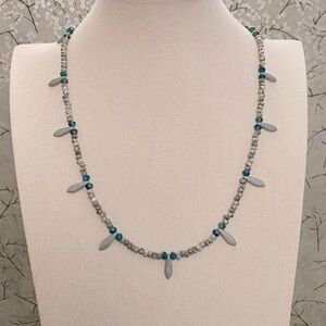 Sundance Catalog Necklace in Hues of Blue & Grey.